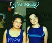 Coffee for me and Vickie at Grad